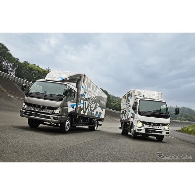 三菱ふそう Eキャンター 新型 小型evトラックの次世代モデル発表 航続延長 価格 Com