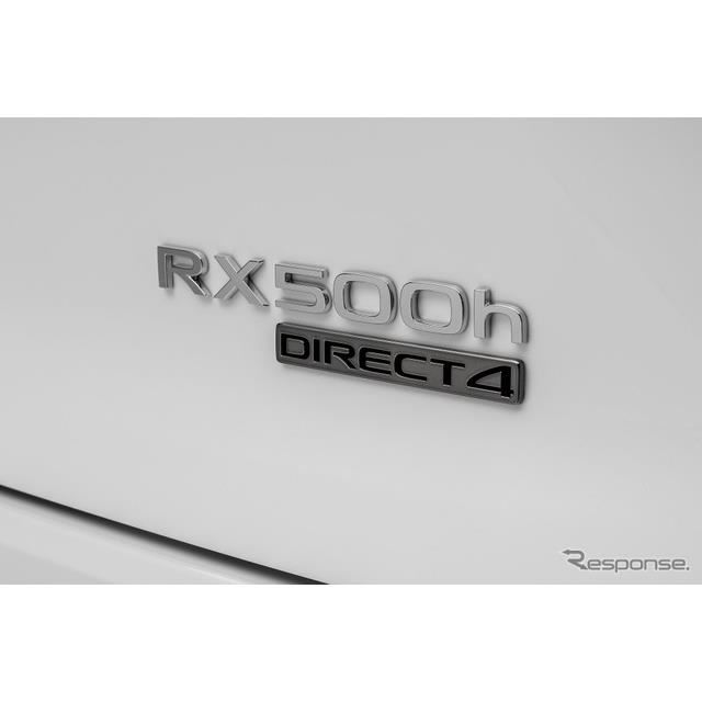 レクサス RX 新型の「RX 500h F SPORT パフォーマンス」（米国仕様）