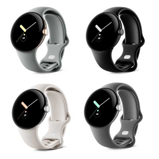 価格.com - 39,800円から、グーグルが丸型ディスプレイ搭載スマートウォッチ「Pixel Watch」発表