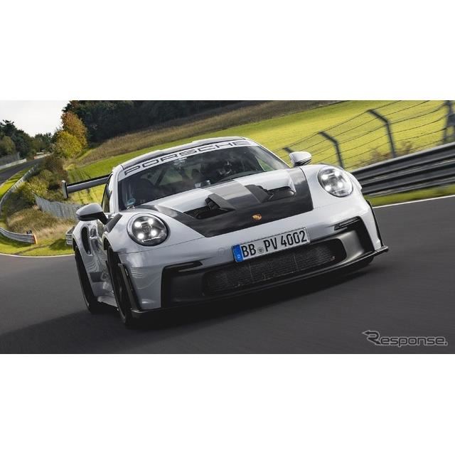 ポルシェ 911 GT3 RS 新型、ニュルアタック…ベース車から10秒以上短縮