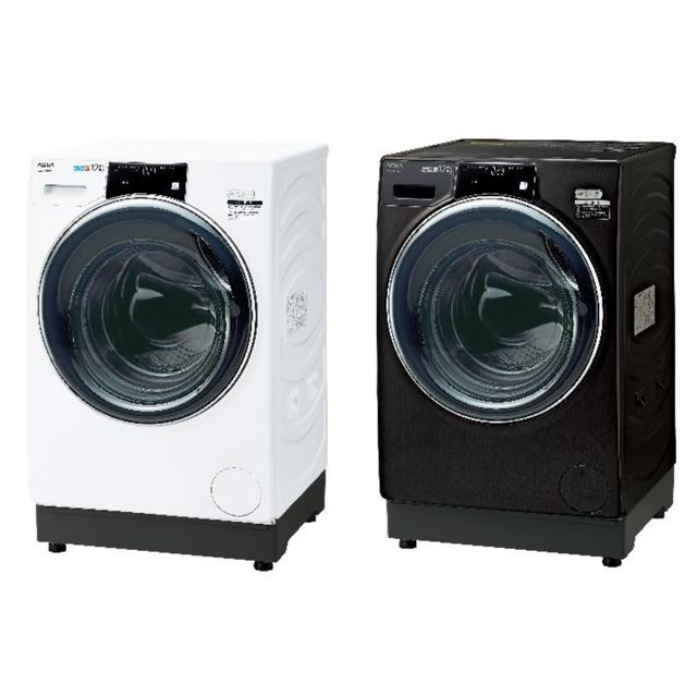 AQUA2022年製 ドラム式洗濯乾燥機AQUA AQW-DX12N(K) - 洗濯機