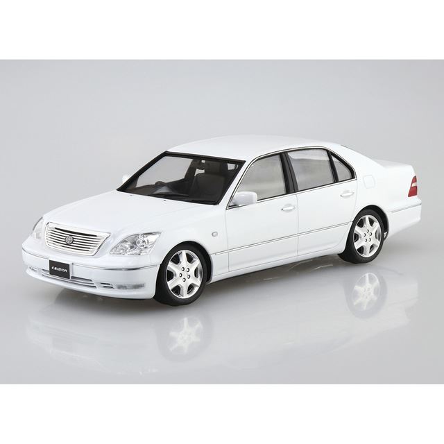 AOSHIMA、後期型の「トヨタ UCF31 セルシオ」を再現した1/24模型 