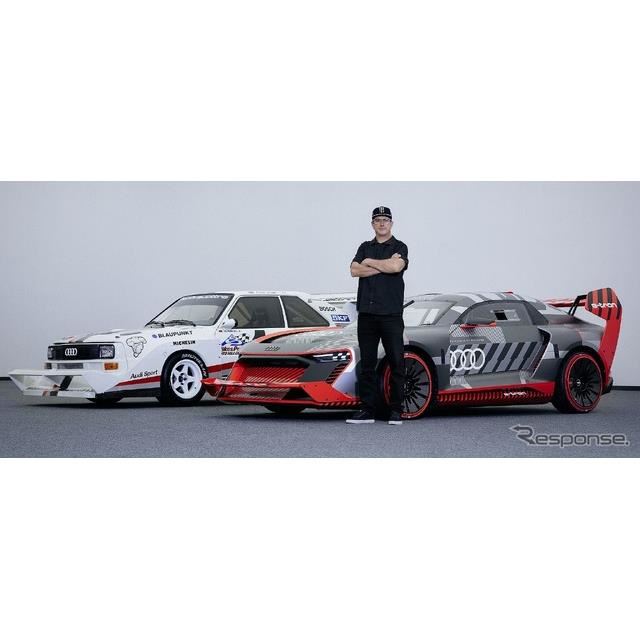 アウディ・スポーツ・クワトロS1 と S1 e-tron クワトロ・フーニトロン とケン・ブロック氏