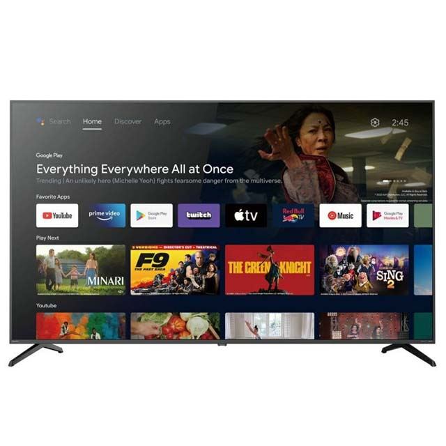 ORION、Android TV搭載「チューナーレス スマートテレビ」に大画面75V 
