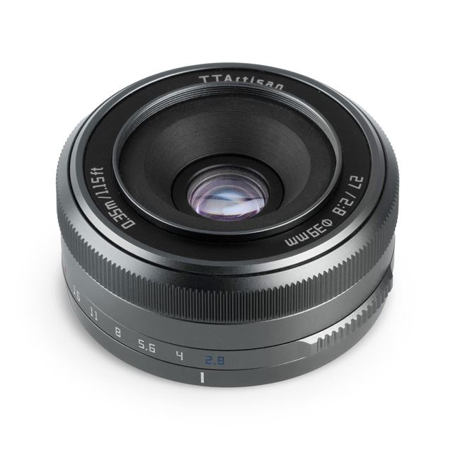 TTArtisan、富士フイルムX用単焦点「AF 27mm f/2.8」に“チタンブラック