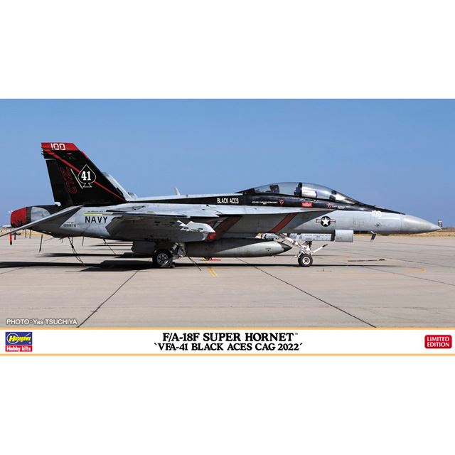 ハセガワ、アメリカ海軍所属のCAG機「F/A-18F スーパー ホーネット」を再現 - 価格.com