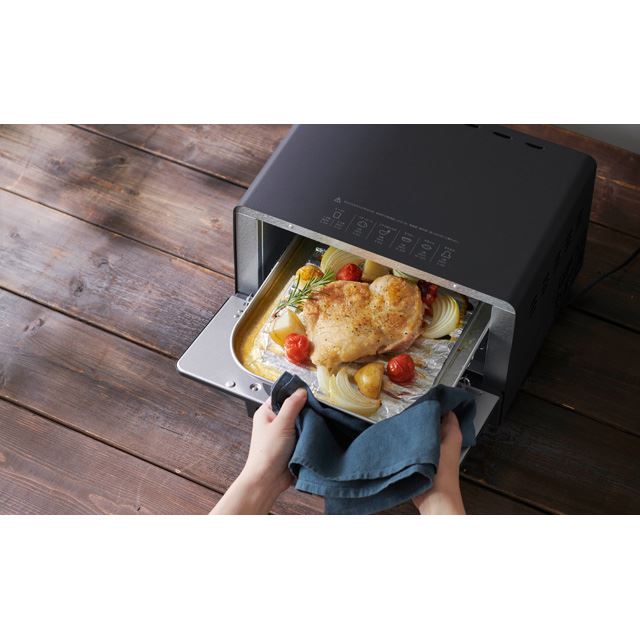 生活家電 電子レンジ/オーブン ビタントニオ、トースト4枚が1度に焼ける「オーブントースター VOT-50 