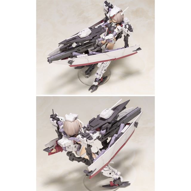 巡航形態に変形可能、コトブキヤ「フレームアームズ・ガール 金剛