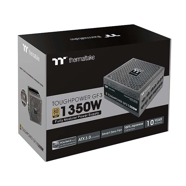 Thermaltake、PCIe 5.0対応ATX電源ユニットの1350Wモデル - 価格.com