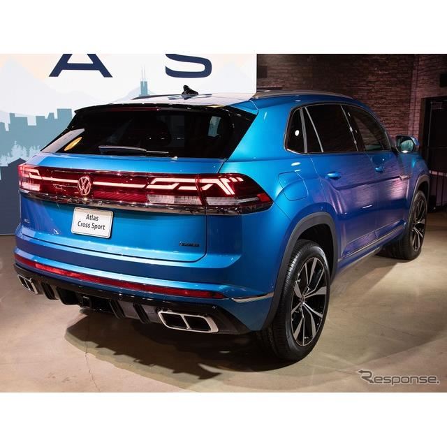 VWの大型SUV『アトラス』のクーペに改良新型、スポーツ性強化…シカゴ