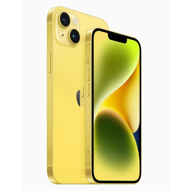 アップル、「iPhone 14/14 Plus」新色イエローを本日3月10日22時から 