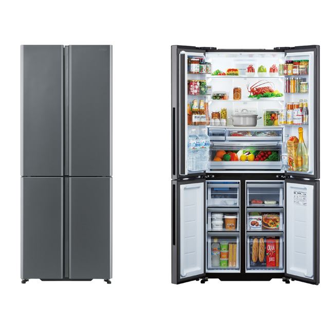 正規品質保証】 【標準設置料金込】【長期5年保証付】アクア(AQUA) AQR-TZ51N-S ｻﾃﾝｼﾙﾊﾞｰ4ドア冷蔵庫 観音開き 512L 冷蔵庫・冷凍庫 