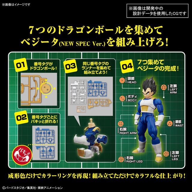 ドラゴンボールZ」Figure-rise Standard ベジータ“NEW SPEC”の発売日が決定 - 価格.com