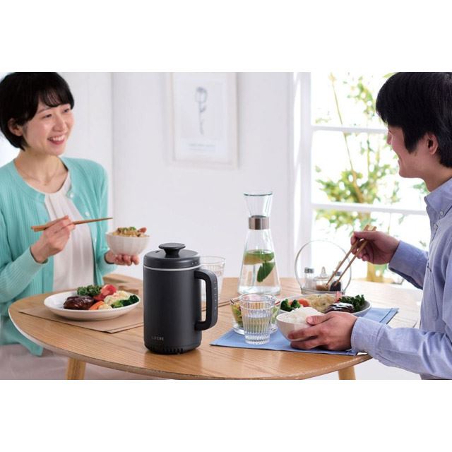 1合炊きのコンパクト炊飯器「HAC-RCIH01」エレコムより6月上旬発売