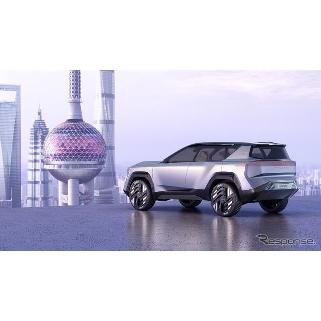 電動SUVコンセプトカー『Arizon』、日産が上海モーターショーで世界初 