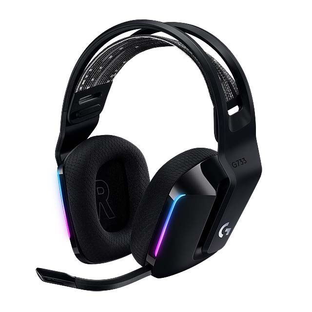ロジクール、駆動時間が約89時間に延びたゲーミングヘッドセット「G733 