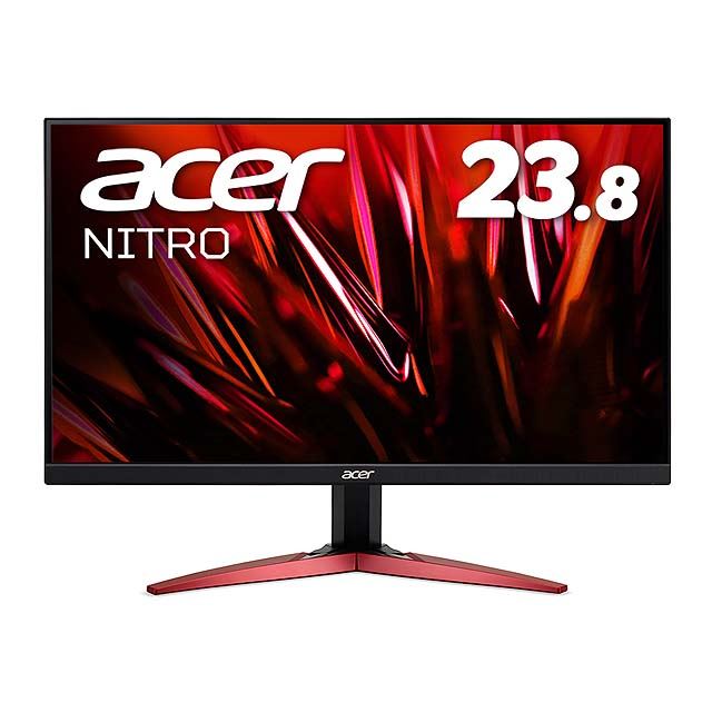 Acer ゲーミングモニター165hz 23.8型 - ディスプレイ