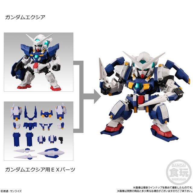 機動戦士ガンダム00」から4機を立体化、可動ユニット付き食玩シリーズ第5弾 - 価格.com