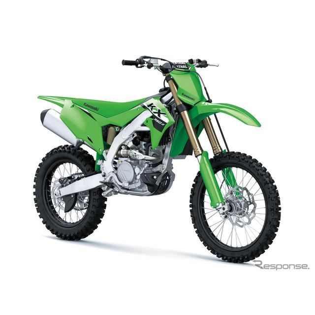 カワサキ KX450/KX450X がフルモデルチェンジ、KX/KLXシリーズ2024年モデル発売へ