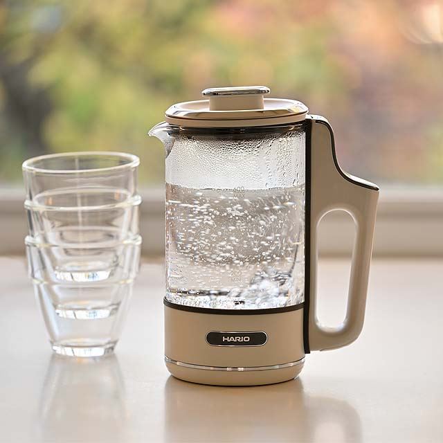 HARIO、温度調節や煮出し時間に対応した電気ケトル「Craft Tea Maker