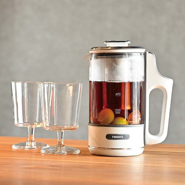 HARIO、温度調節や煮出し時間に対応した電気ケトル「Craft Tea Maker