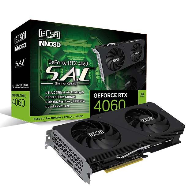 エルザ、「GeForce RTX 4060」を搭載したビデオカード - 価格.com