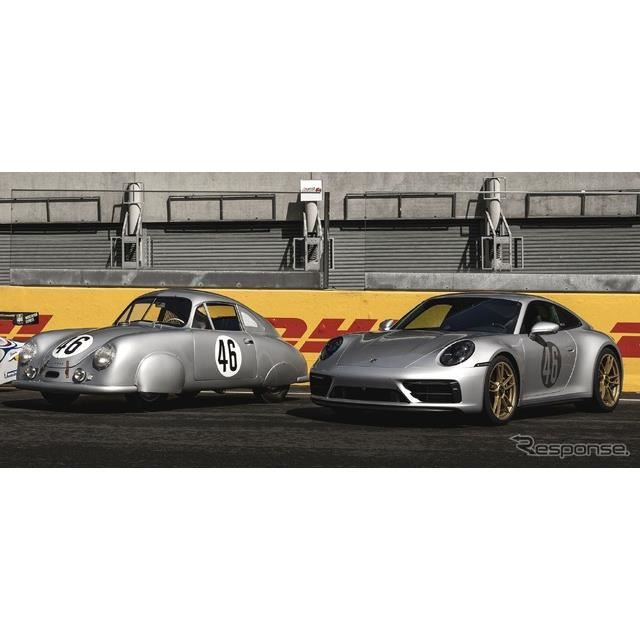 ポルシェ 911、ルマン24時間レース100周年記念車登場…480馬力ツイン