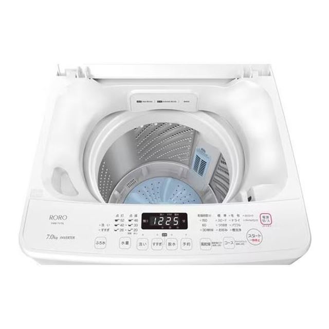 ヤマダデンキ、インバーターを搭載した7kg洗濯機「RORO」 - 価格.com