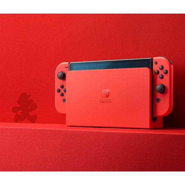 任天堂、“マリオの赤”がモチーフの「Nintendo Switch（有機ELモデル ...
