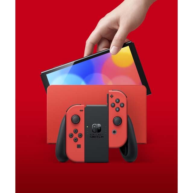 任天堂、“マリオの赤”がモチーフの「Nintendo Switch（有機ELモデル