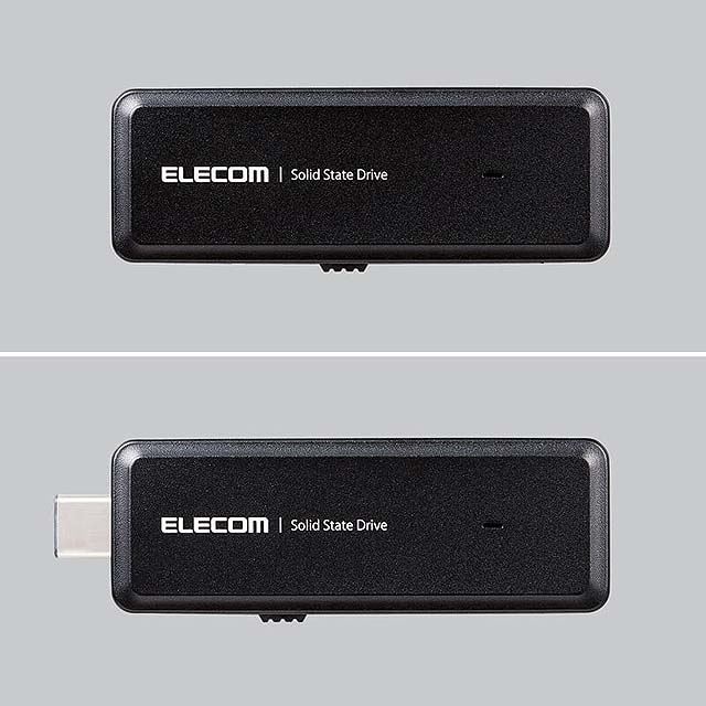 エレコム、USB Type-C端子を採用したスティック型SSD「ESD-EMH