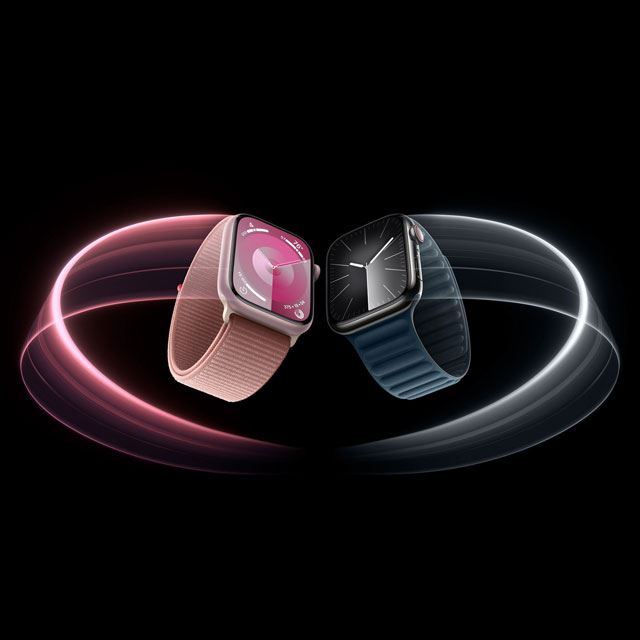 アップル、ダブルタップの片手操作に対応した「Apple Watch Series 9