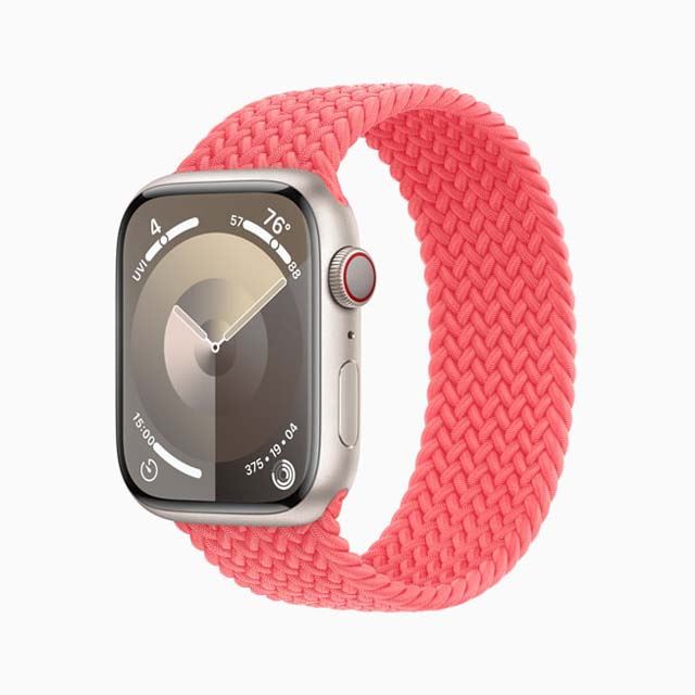 アップル、ダブルタップの片手操作に対応した「Apple Watch Series 9