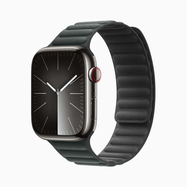 アップル、ダブルタップの片手操作に対応した「Apple Watch Series 9