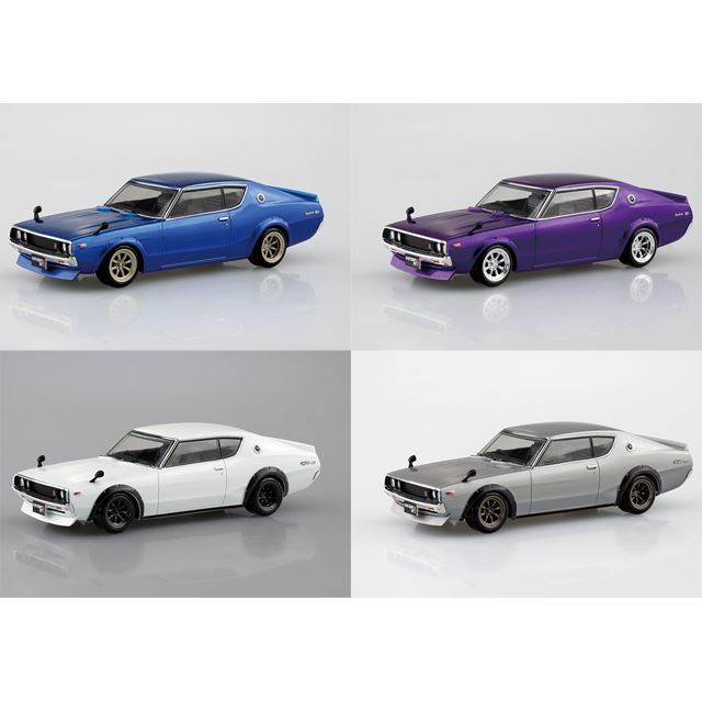 AOSHIMA、「ケンメリGT-R」シリーズ初のカスタム仕様を1/32