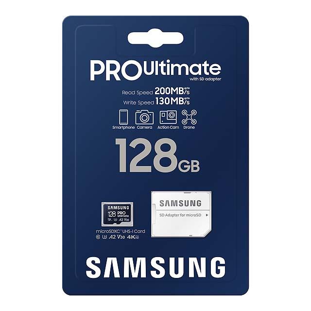 サムスン、リード最大200MB/sのmicroSDXCカード「PRO Ultimate