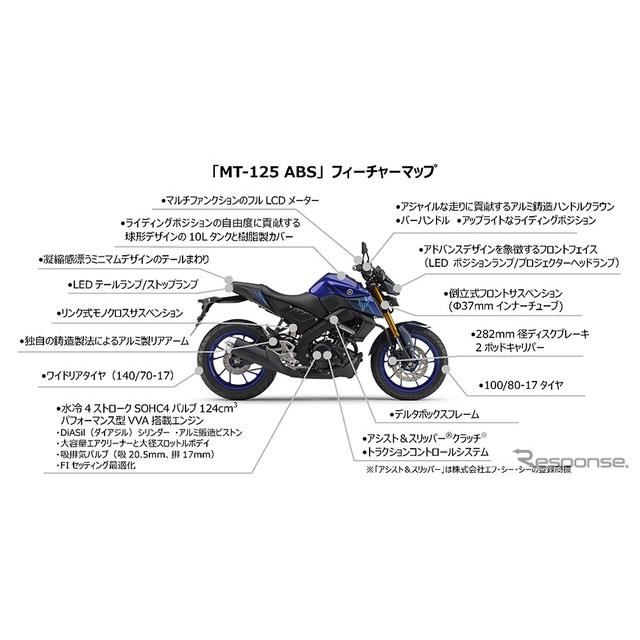 新型125ccスポーツ『MT-125』11月10日発売決定、ヤマハが国内原付2種