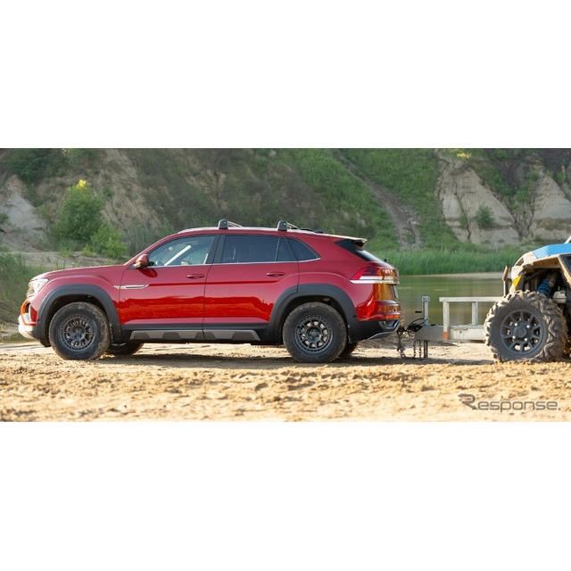 VWの大型SUVクーペ、冒険仕様のカスタムが可能に…『アトラスクロススポーツ』に設定 - 価格.com