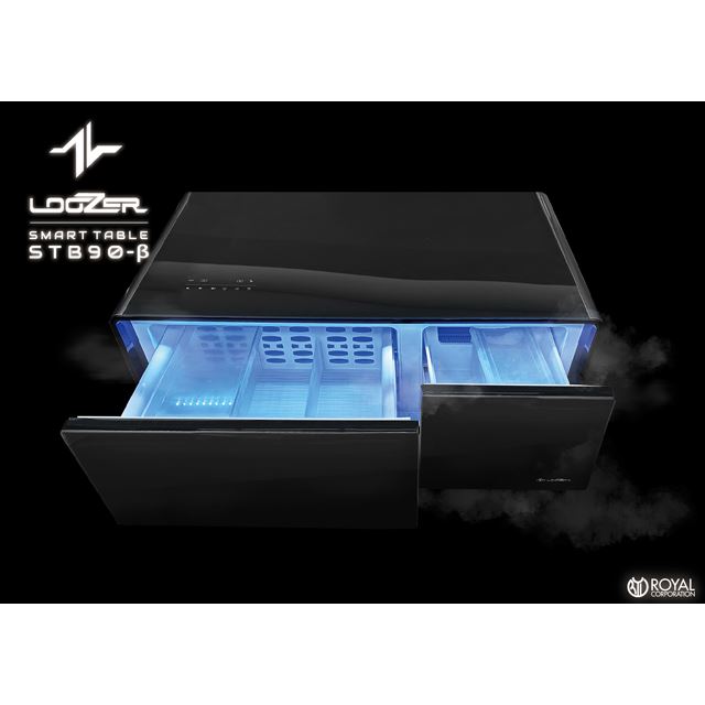 スマートテーブル LOOZER 冷蔵庫×BTスピーカー×テーブルの「SMART