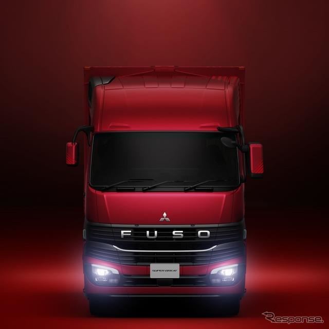 三菱ふそうの大型トラック『スーパーグレート』、6年ぶりの新型を初公開…ジャパンモビリティショー2023 - 価格.com