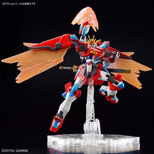 ガンダムビルドメタバース」神バーニングガンダムのHGガンプラ最新画像