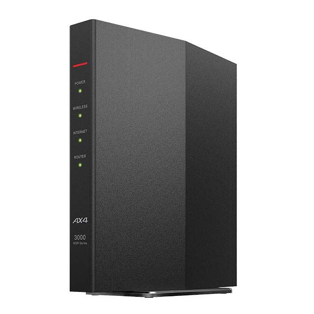 バッファロー、3本のアンテナを搭載したWi-Fi 6ルーター「WSR-3000AX4P