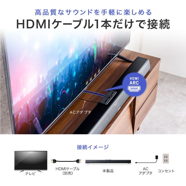 安い hdmi テレビ スピーカー