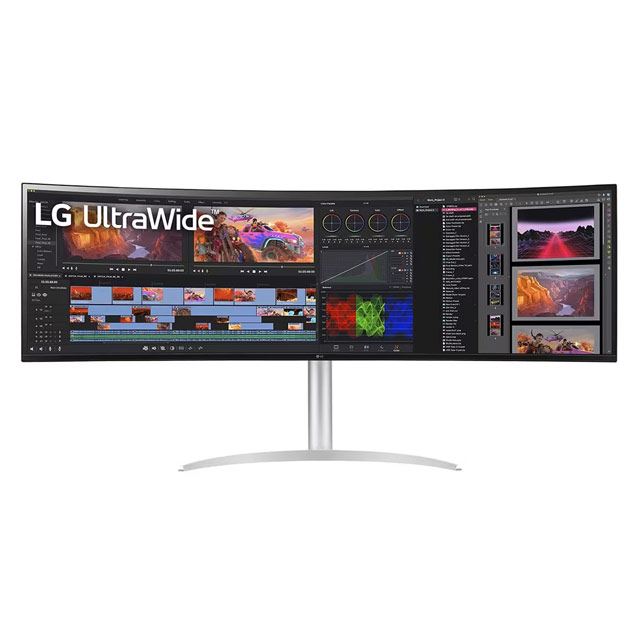 LG、アスペクト比32：9の49型曲面ウルトラワイド液晶「49WQ95C-W