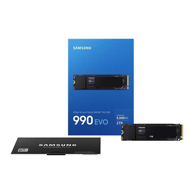 サムスン、リード5000MB/s、ライト4200MB/sのM.2 NVMe SSD「990 EVO