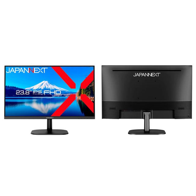 17,980円～、JAPANNEXTが23.8型フルHD液晶ディスプレイ2機種を発売