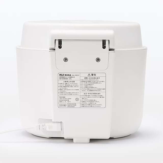 無印良品【廃番】ジャー炊飯器0.5L 3合炊き TPR-MJ321 マイコン式