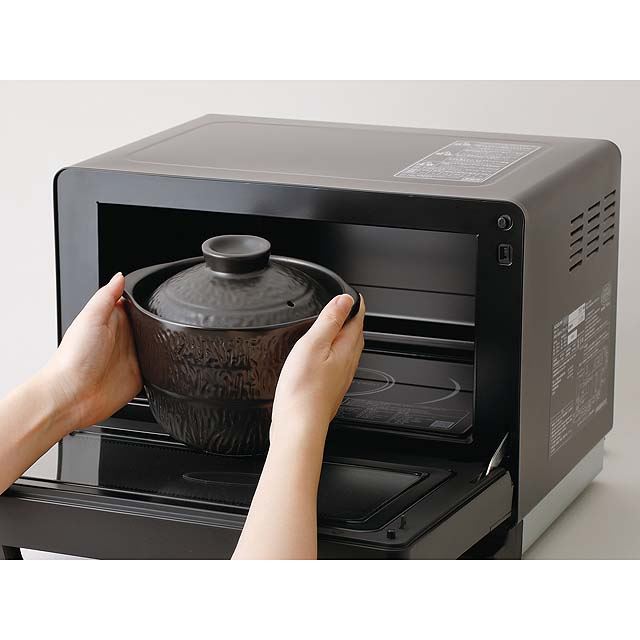 コイズミ、ごはんが炊ける土鍋付き電子レンジ「KRD-183D/K」 - 価格.com