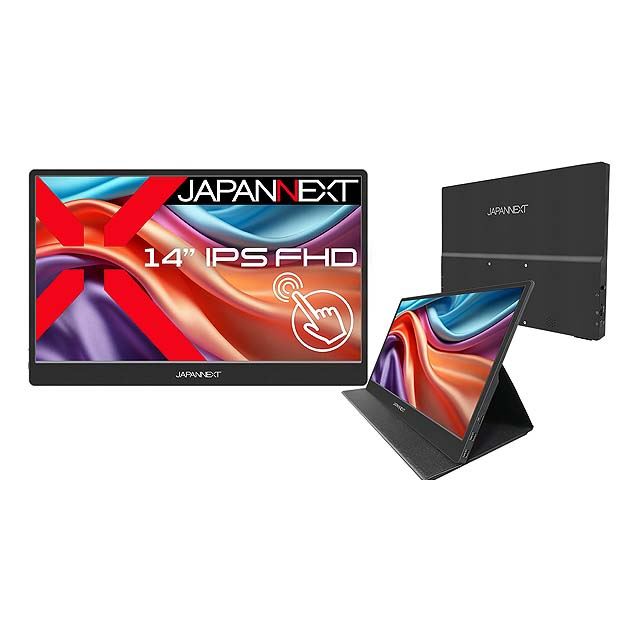 JAPANNEXT、軽量約600gでタッチ操作対応の14型フルHDモバイルモニター - 価格.com