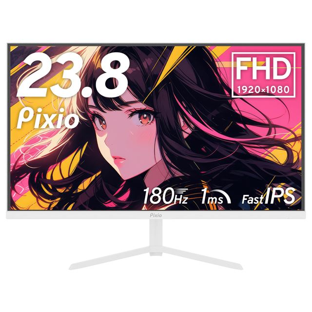 Pixio、180Hz駆動の23.8型Fast IPSゲーミングモニター「PX248 Prime Plus」 - 価格.com